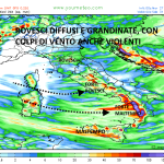 Precipitazioni venerdì